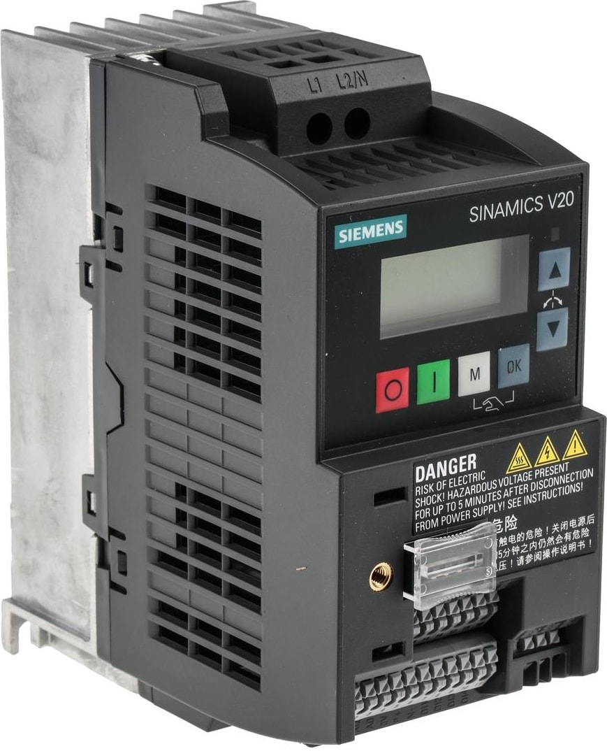 SINAMICS V20 0,75 KW MONOFAZE INVERTER (6SL3210-5BB17-5UV1)