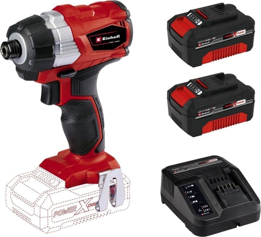 EİNHELL Te Cı 18 Li Bl Kömürsüz Akülü Darbeli Vidalama (2X4A)
