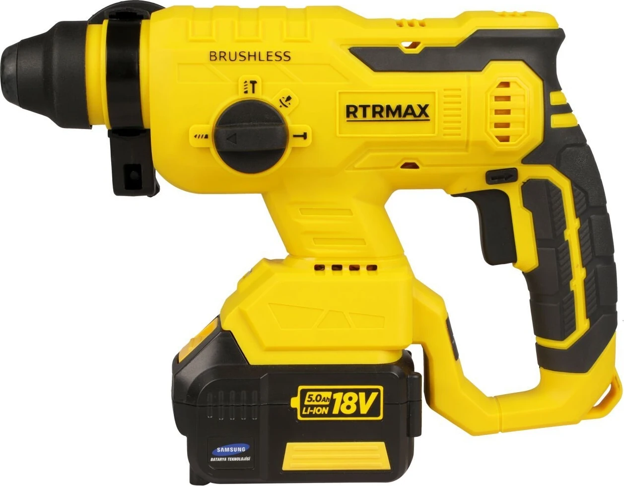 RTX2095 Şarjlı Sds Plus Kırıcı ve Delici Kömürsüz 2.2Jul 22mm 2x4 Ah Çift Akü X-Lion - Akü Dahil