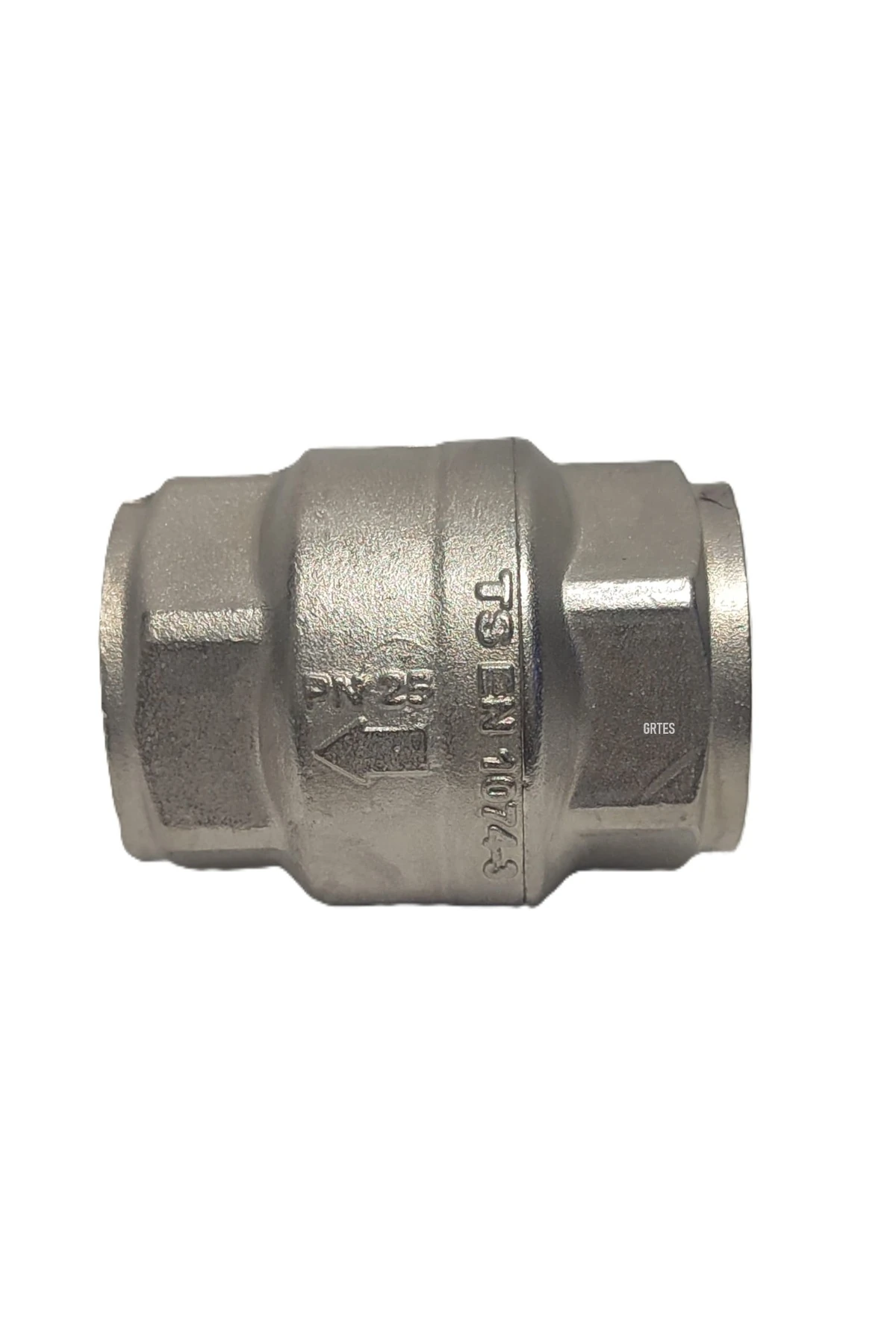 1" Dn25 Sarı/Krom Dik Çekvalf - Vertical Check Valve