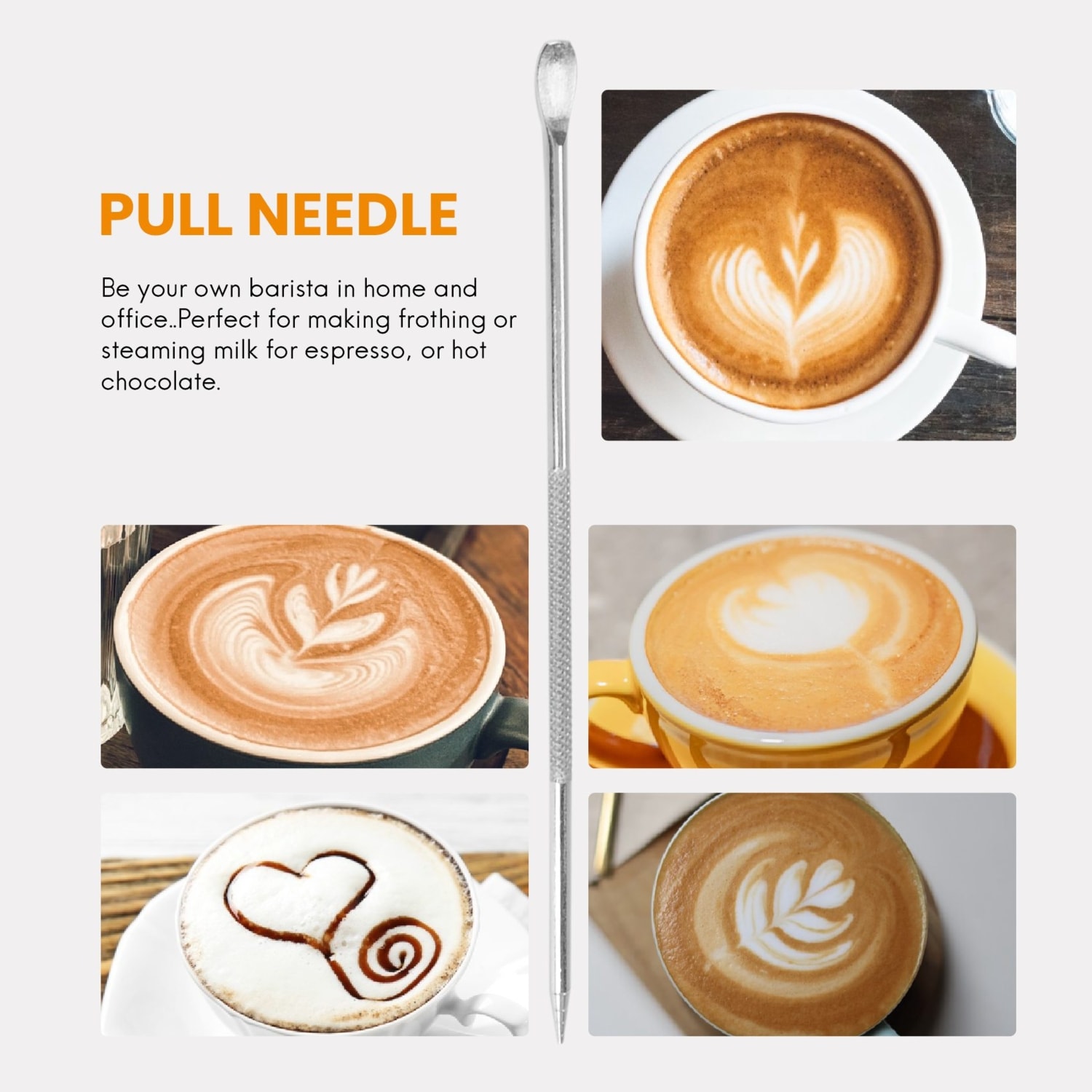 Süt Köpürtme Sürahi 350ML (12OZ)BUHAR Sürahi Paslanmaz Çelik Süt Kahve Cappuccino Latte Art Barista Sürahi Süt Sürahi Sürahi Fincan ve Dekorasyon Kalemi (Yurt Dışından)