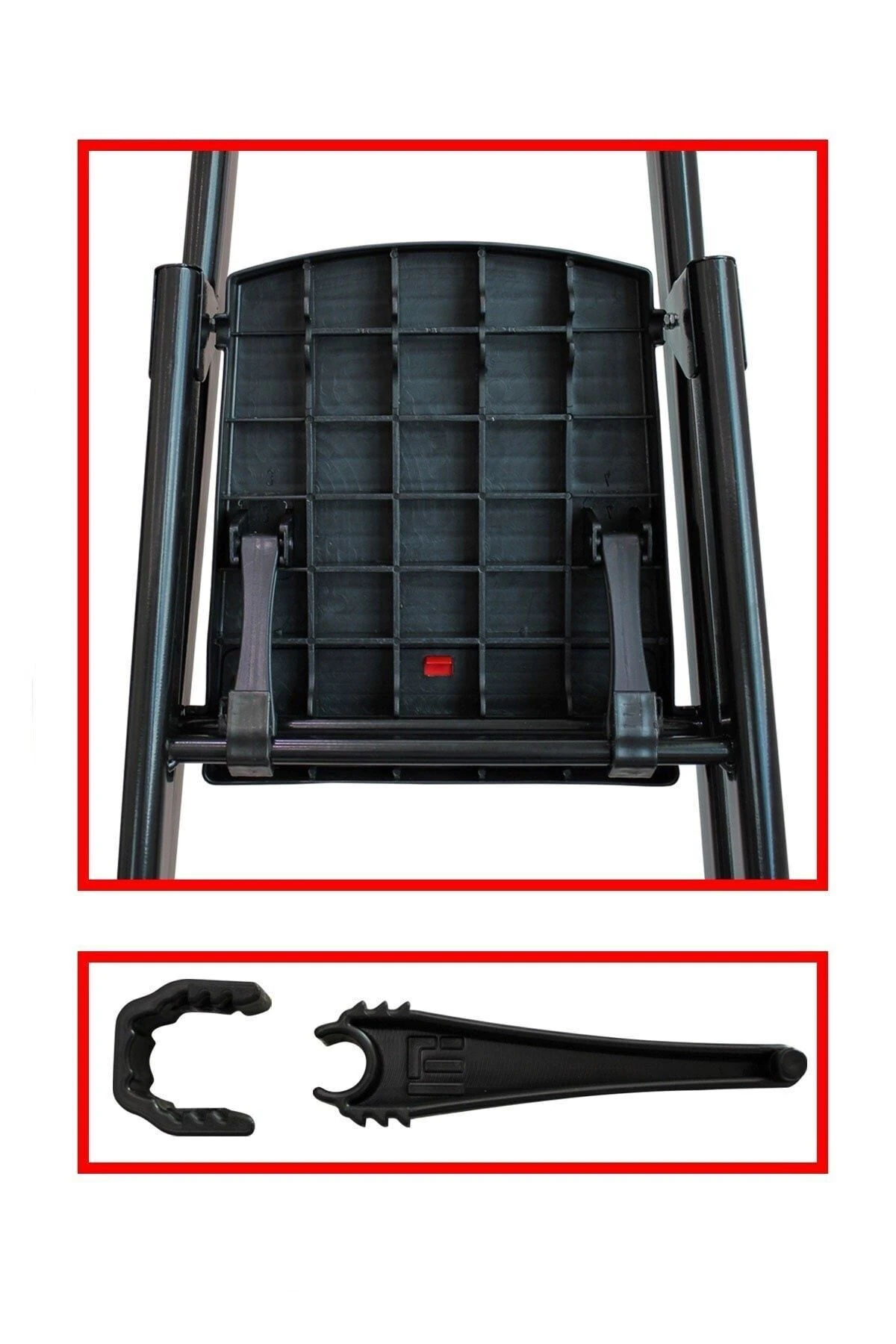 Anka Plus 4+1 Basamaklı Metal Merdiven