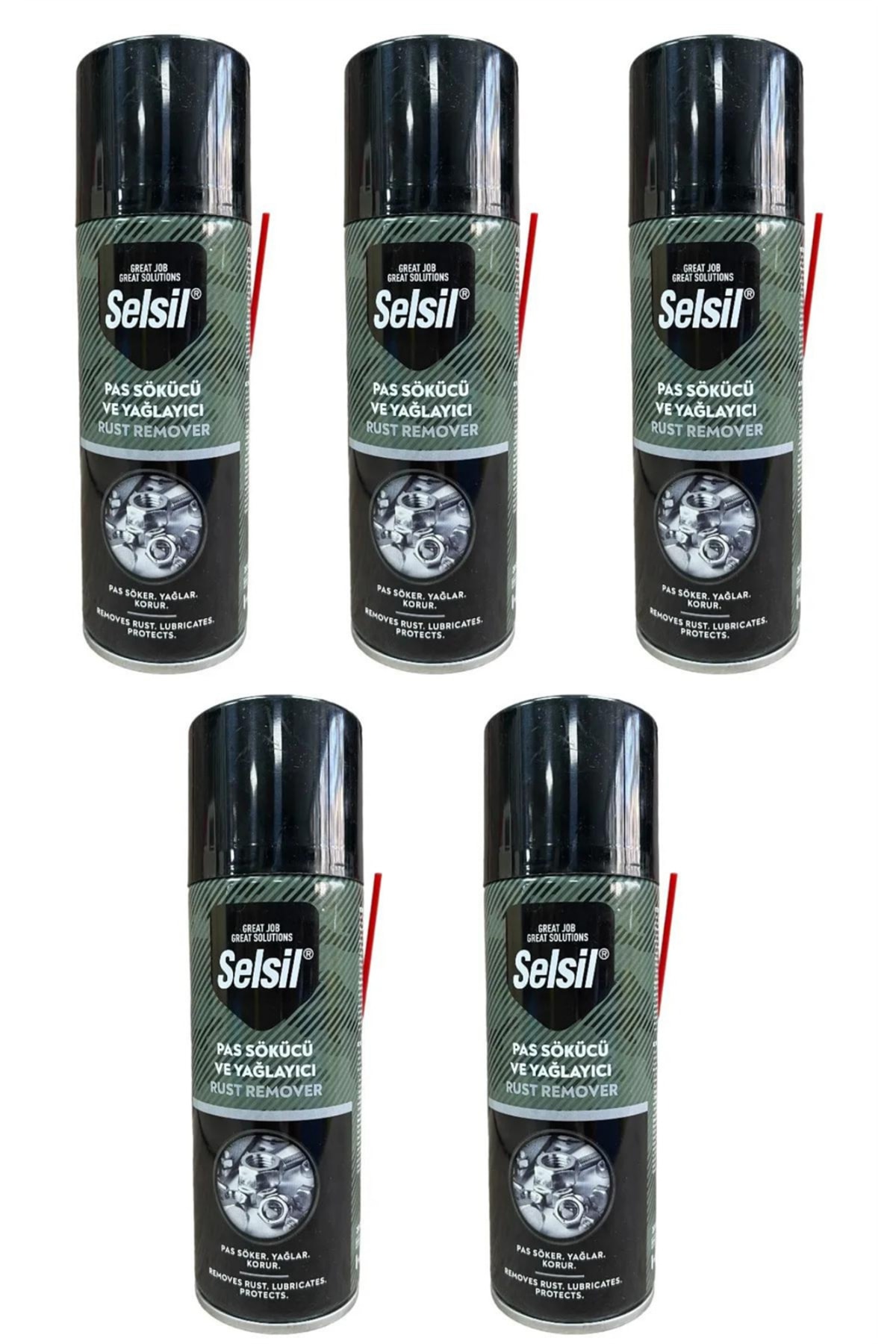 Pas Sökücü Ve Yağlayıcı 400 Ml 5 Adet