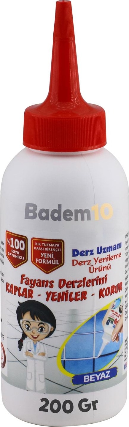 Fayans Arası Beyaz Hazır Derz Dolgusu 200 gr Tamir Derz Yenileme Dolgusu