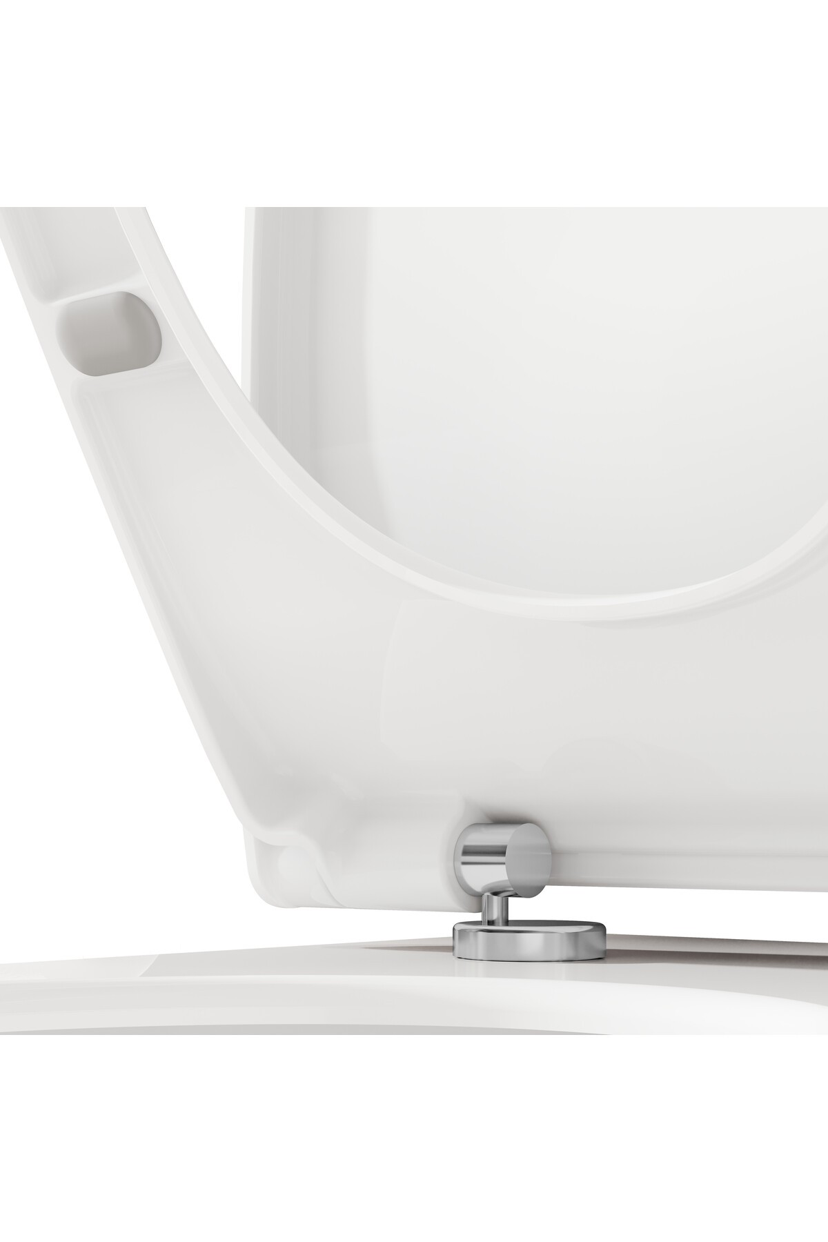 Nest Nest Quantumflush 230-003r009 Etekli Soft Klozet Kapağı, Yavaş Kapanır, Beyaz