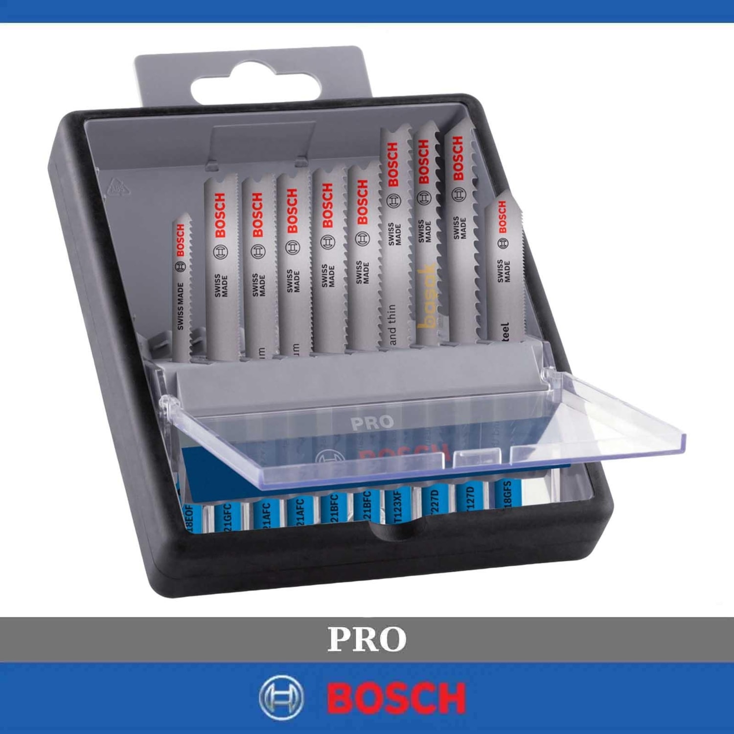 BOSCH Pro 10'lu Metal-Inox-Alüminyum Dekupaj Ucu Seti 2607011942