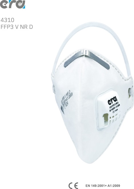 4310 Ffp3 Ventilli Solunum Koruyucu -10 Adet