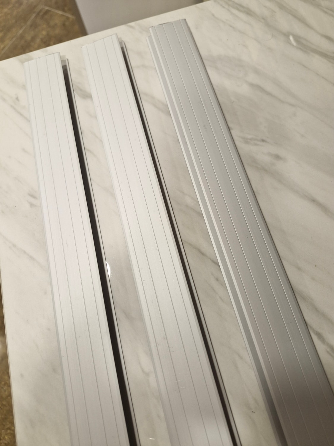 Parke Eşik Çıtası Geçmeli Z Model Alüminyum Profil 90 Cm/3 Adet.
