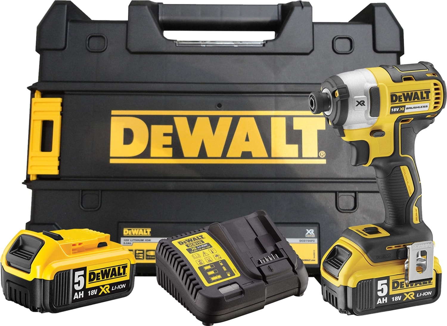 DCF887P2 Darbeli Vidalama Kömürsüz 18V 5.0Ah