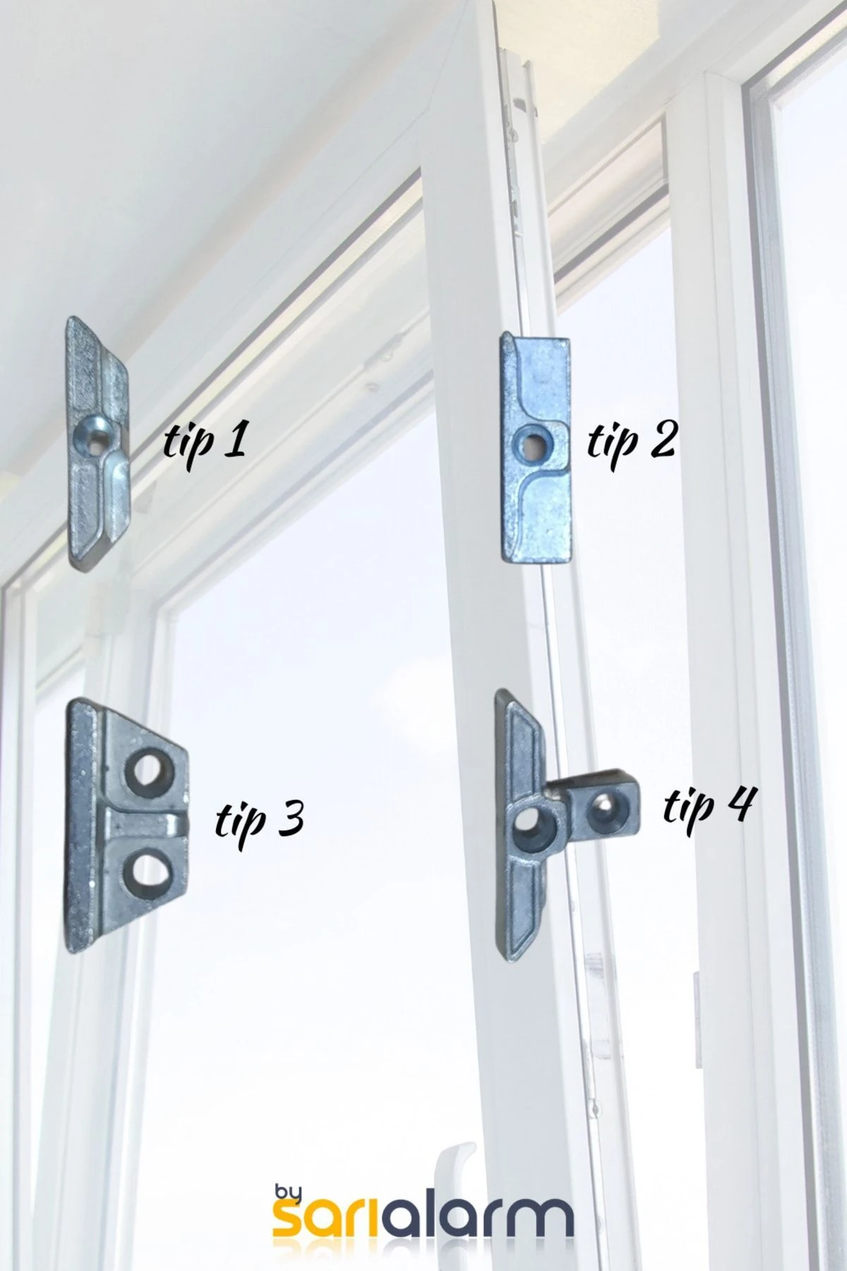 Pvc ( Pimapen ) Kapı & Pencere Ispanyolet Karşılığı Tip 4 ( 4 Adet )