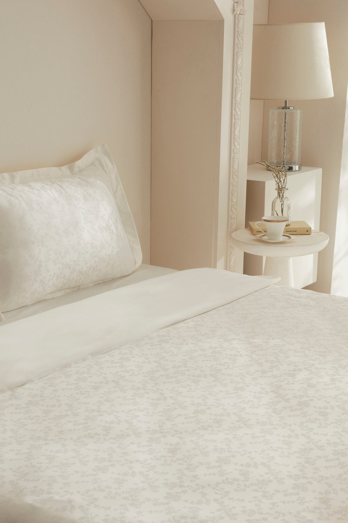 White Collection Venessa Çift Kişilik Nevresim Takımı Beyaz