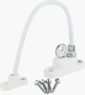 2 Adet Çelik Halatlı Kapı Pencere Güvenlik Kilidi Tüm Kapılara ve Pencerelere Uyumlu Emniyetli Kilit