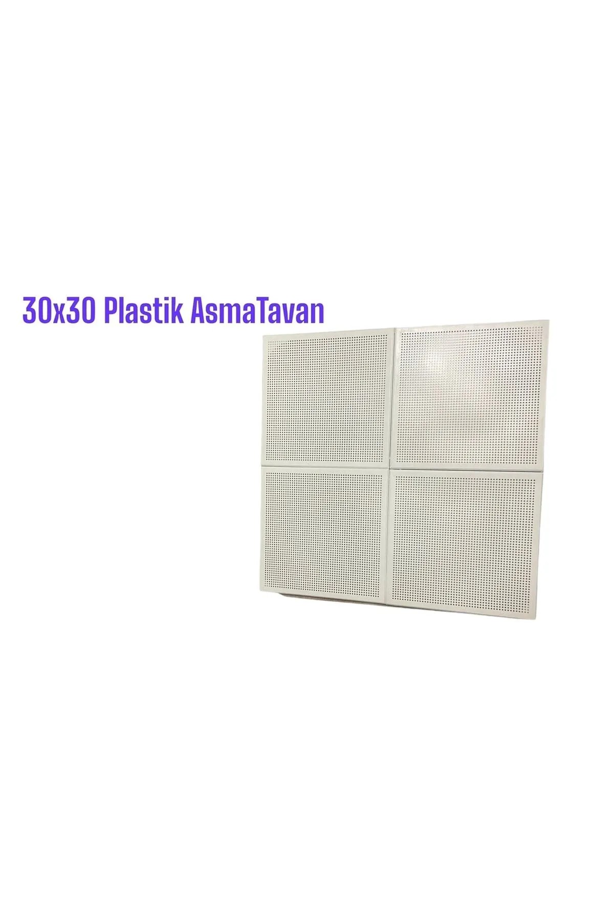  Plastik Asma Tavan 30x30 Beyaz 3m2 Tam Takım