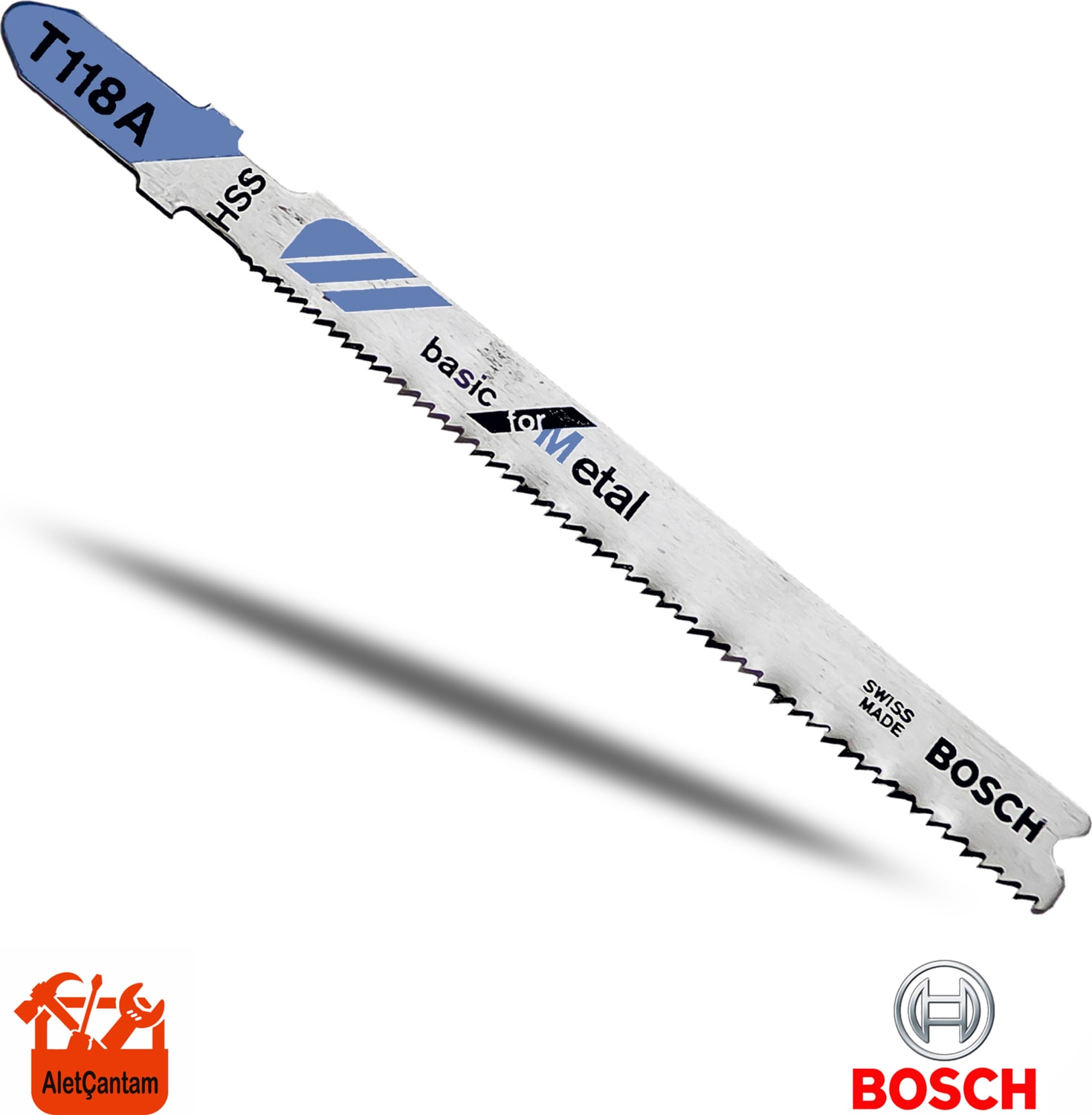 BOSCH T118a Dekupaj Testere Bıçağı Hss Metal 92 Mm Dekopaj
