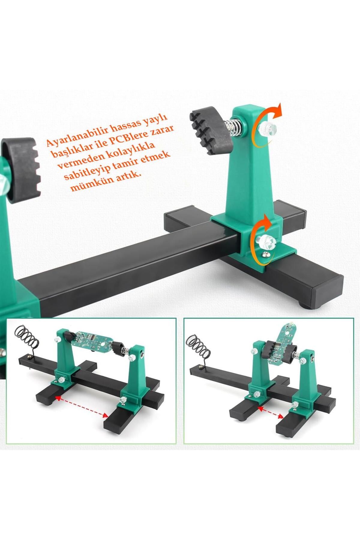 PM-26594 Ayarlanabilir PCB Levha Board Tutucu Havya Tamir Standı