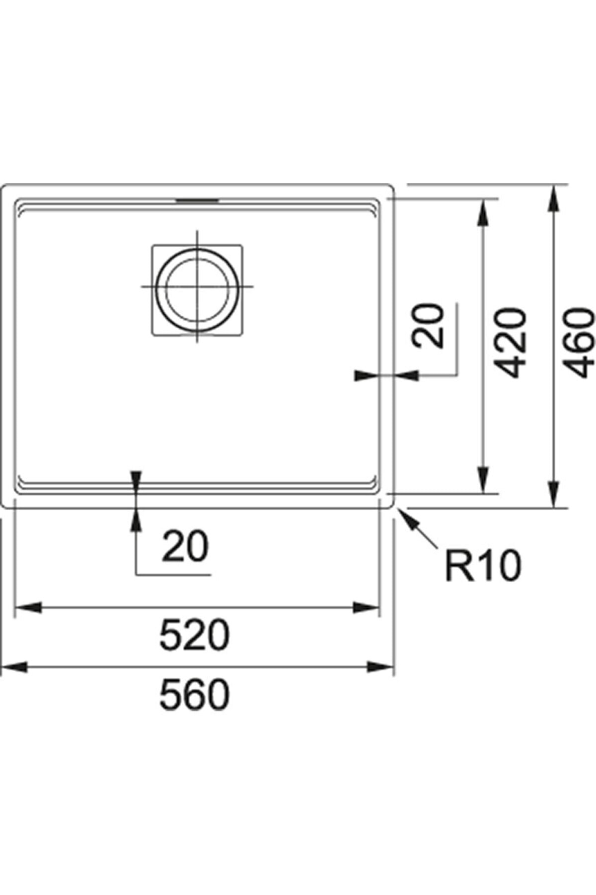 - Kubus 2 Kng 110-52 Granit Nero Eviye