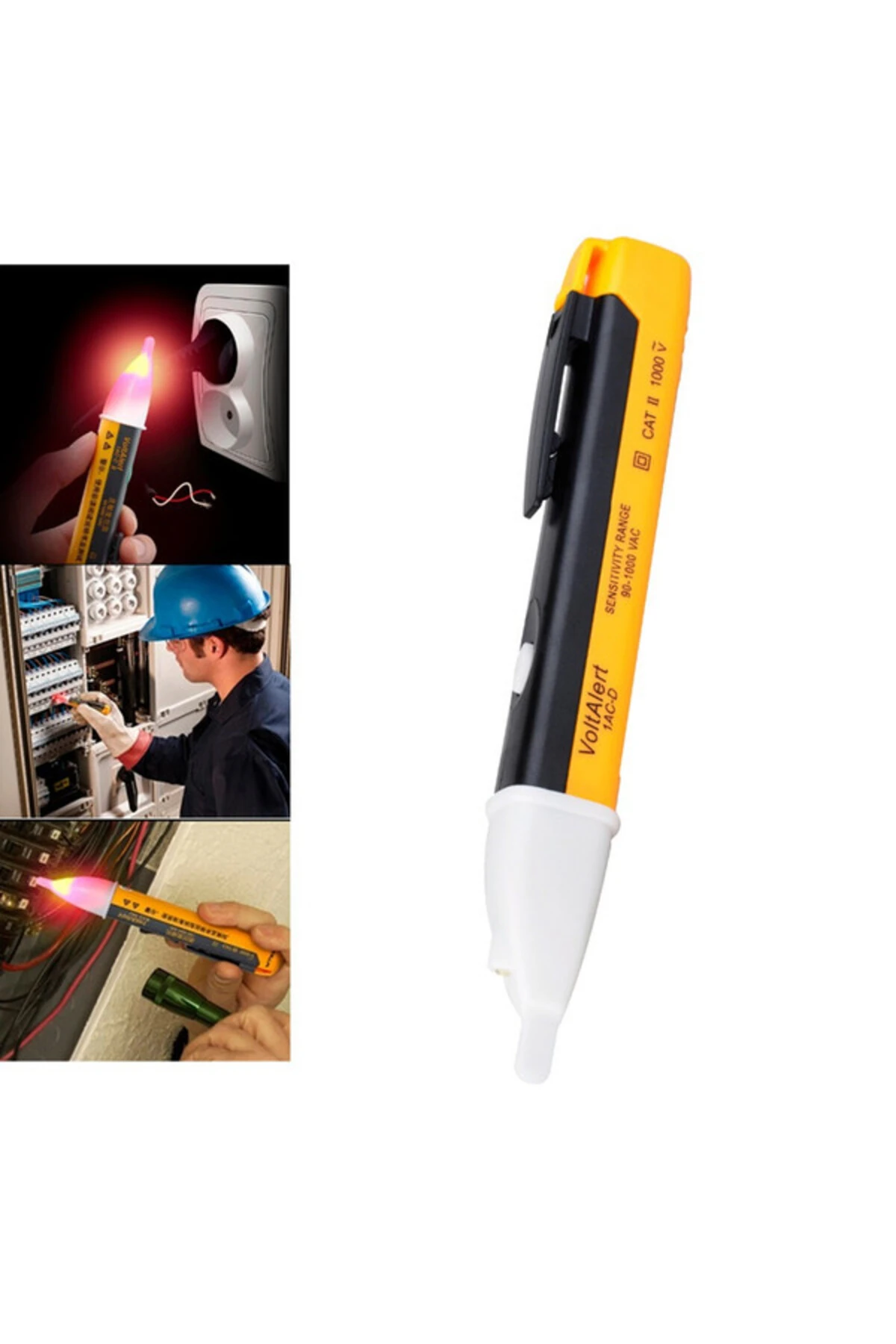 Temassız Faz Kontrol Kalemi Dijital Voltaj Dedektörkontrol Kalemi Temazsız Faz Akım Kontrol Kalemi