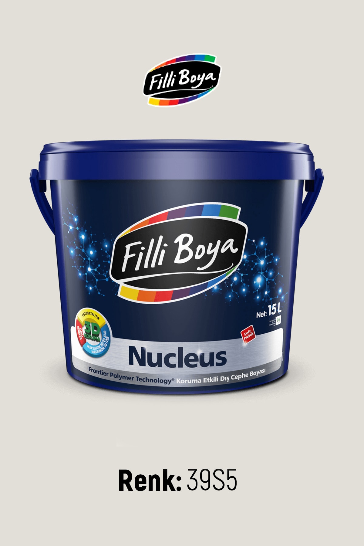 Nucleus Frontier Polymer Technology® Koruma Etkili Dış Cephe Boyası (Gri Tonlar)