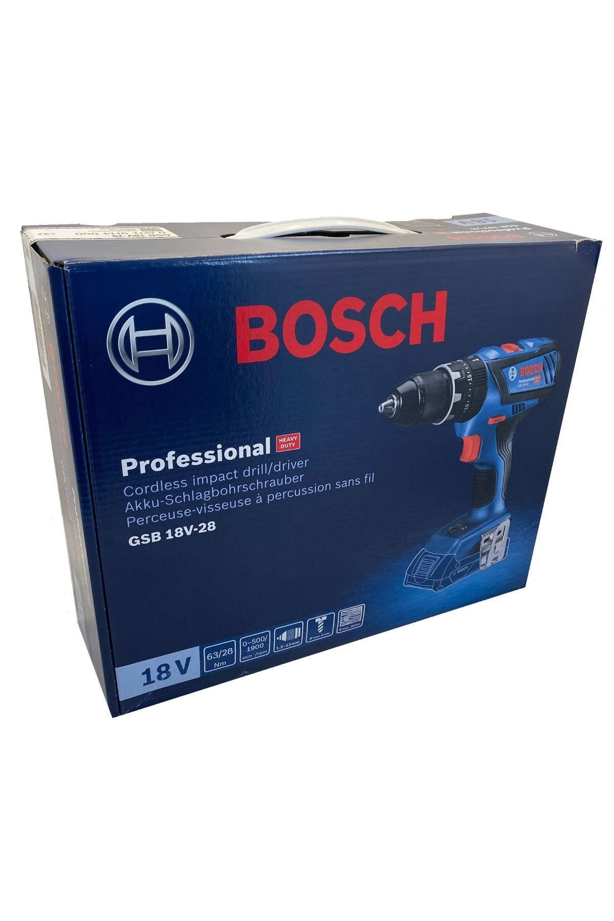 BOSCH Gsb 18 V 28 Darbeli Tek Bataryalı Akülü Vidalama (KARTON KUTULU)