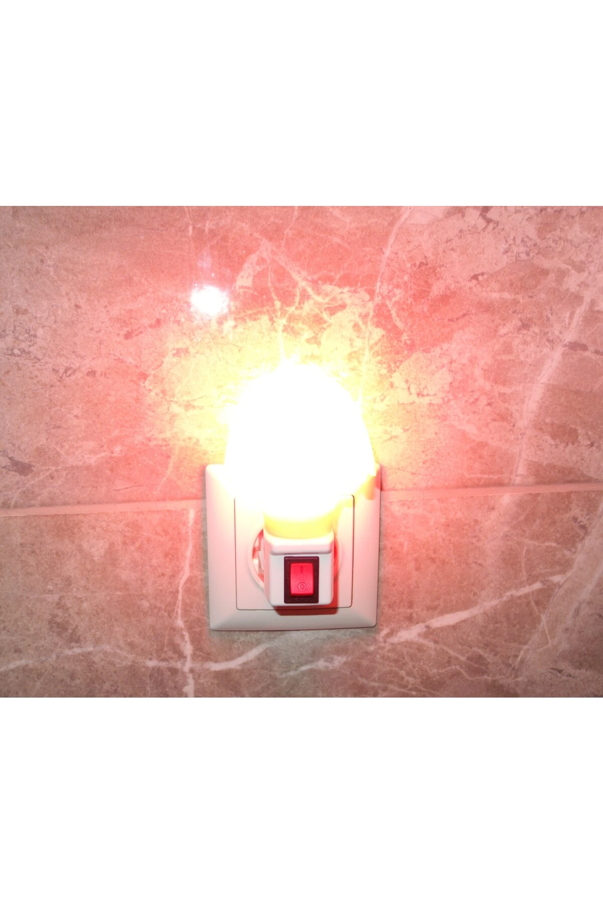 Tlg Gece Lambası Prize Takılan Pembe Şapka Tasarım Anahtarlı