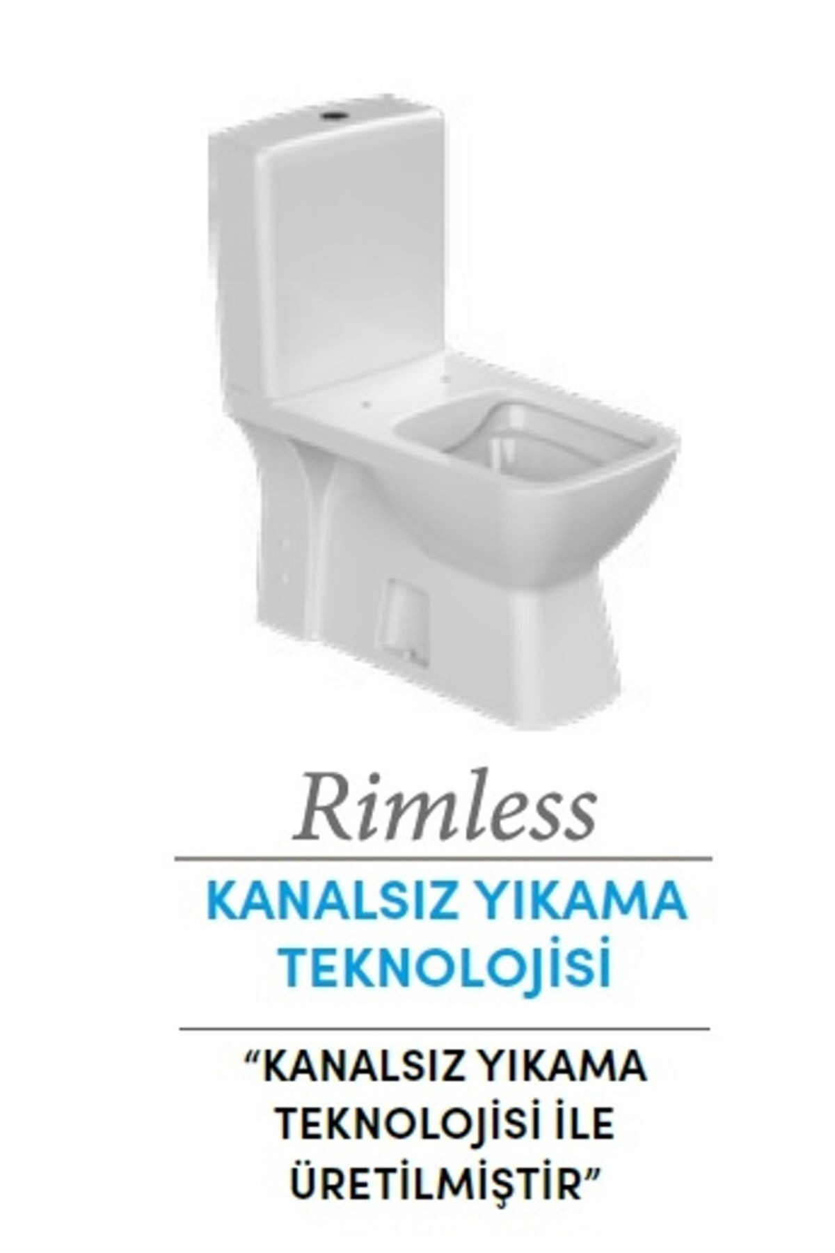 BTW Rimless Klozet, Duru (Arkadan Çıkışlı)