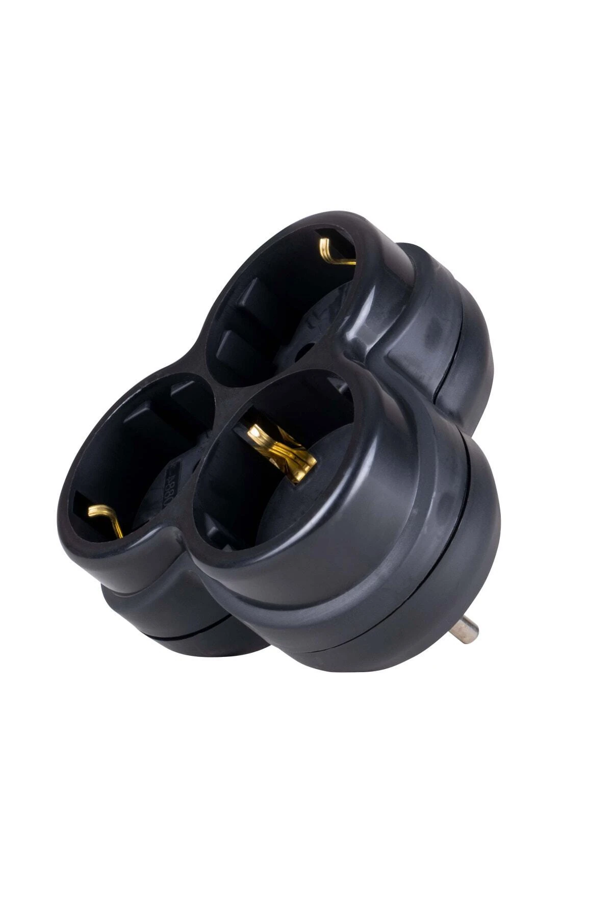 Flash Siyah 3'lü Golyat Topraklı Priz