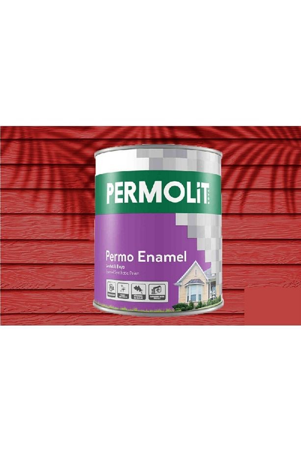 Permo Enamel Sentetik Yağlı Boya -alüminyum-ahşap-demir-metal- 2,5 L Bayrak Kırmızı