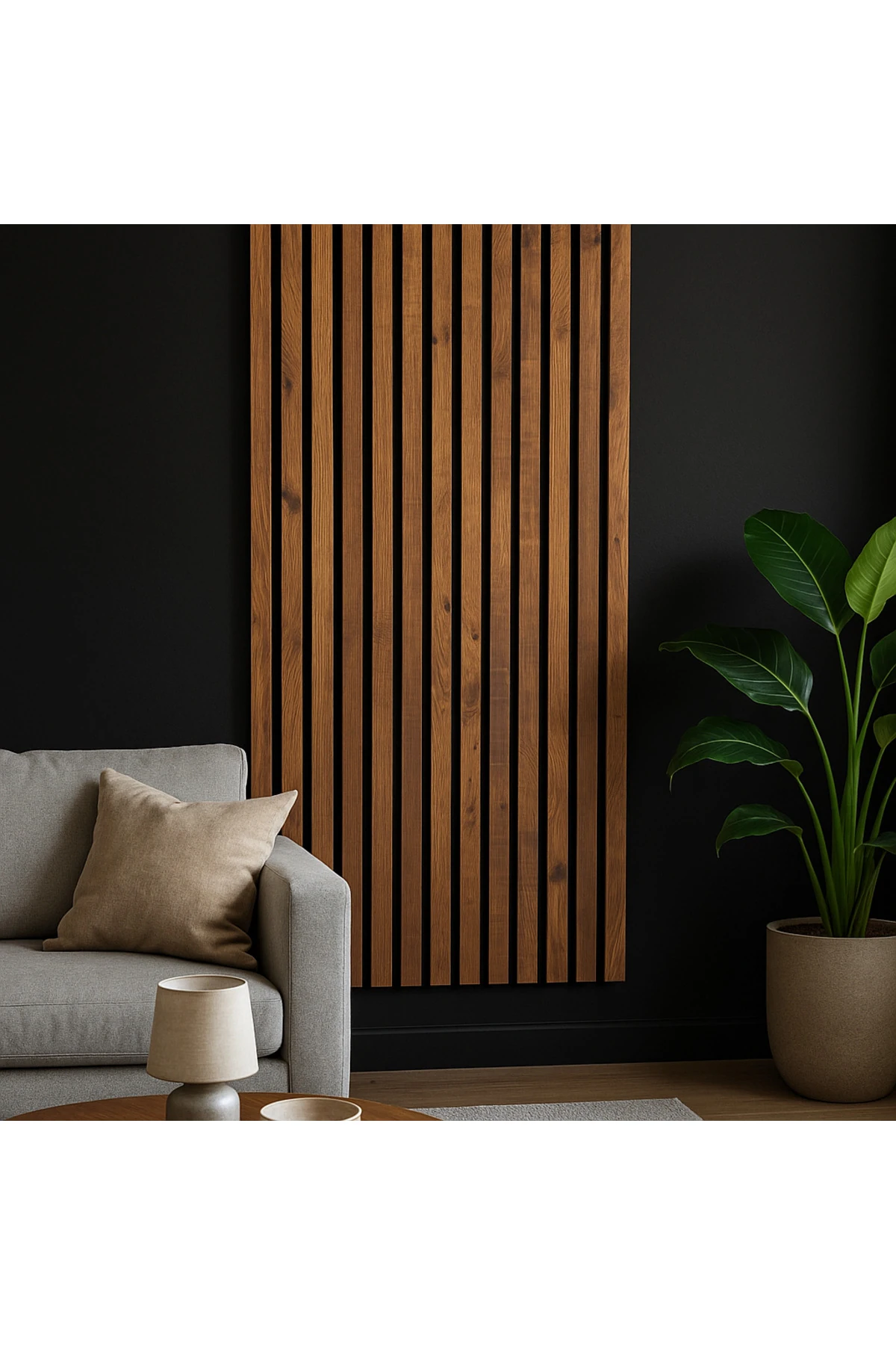 Atlantik Çam Kendinden Yapışkanlı Duvar Çıta 12 Adet 240 Cm Uzunluk 18 mm Kalınlık Dekoratif Panel