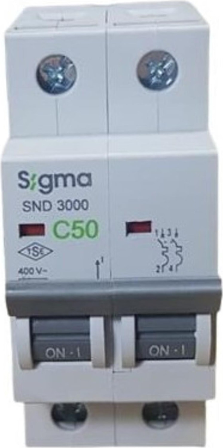 2X50A C/3ka W Otomatik Sigorta (6lı)