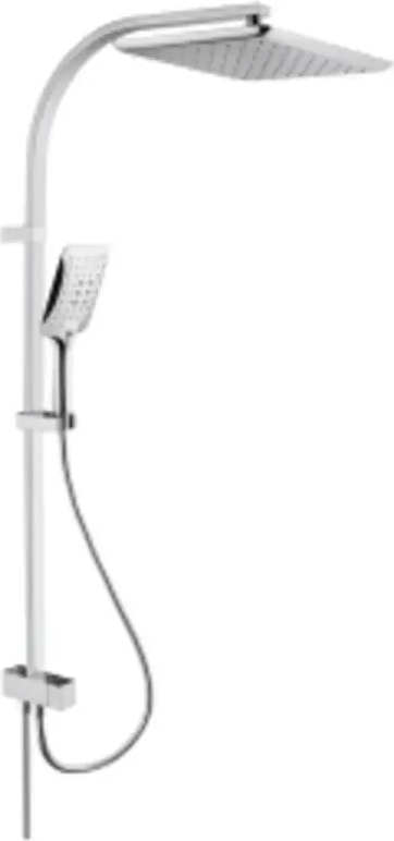 Shine Square A45699 Duş Sistemi, Krom
