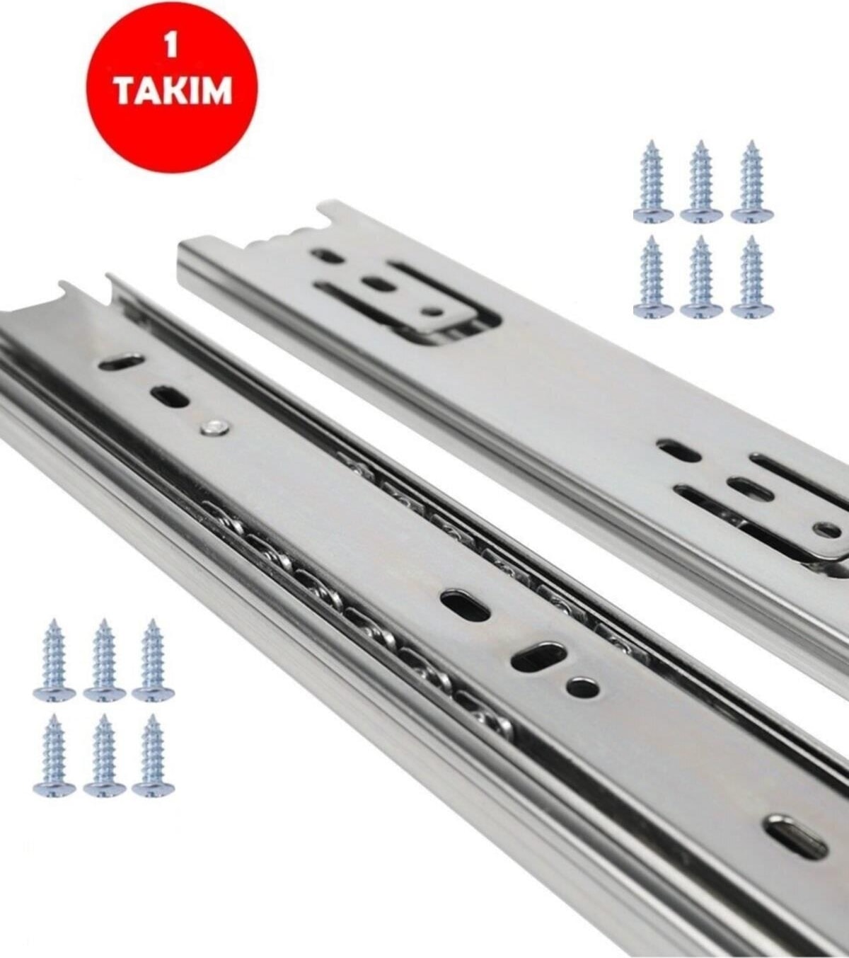 Bilyalı Teleskopik Ray 45MM 70CM 1 Takım