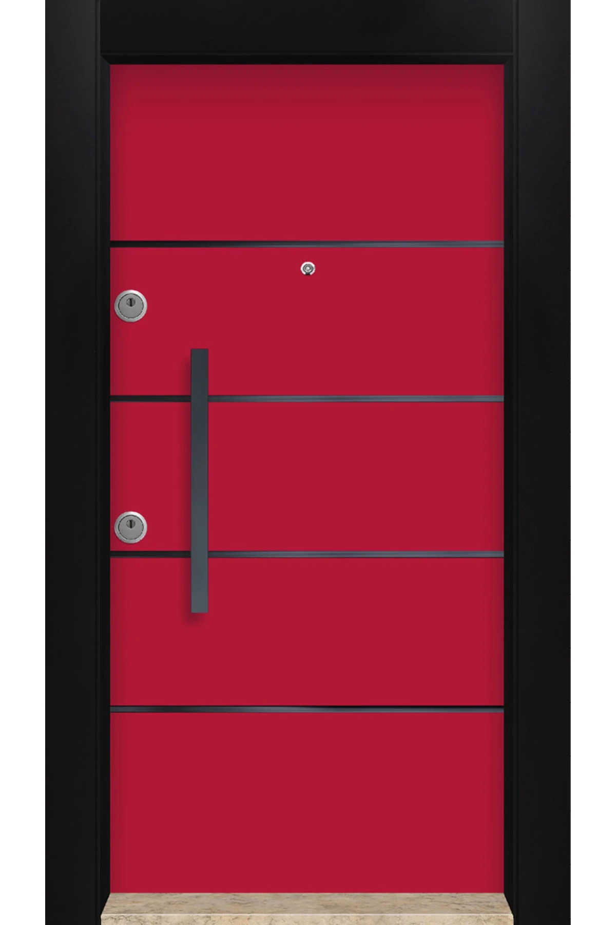 Dış Iklim Kapısı, Yağmura Güneşe Dayanıklı Çelik Kapı, Mn-6033 Sağ