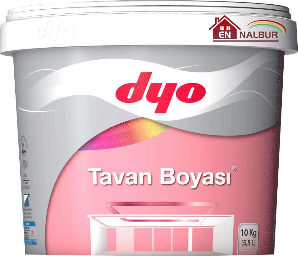 Beyaz Tavan Boyası 10 Kg – 30-50 m² Kaplama Alanı, İç Mekanlara Uygun, Dayanıklı ve Uzun Ömürlü