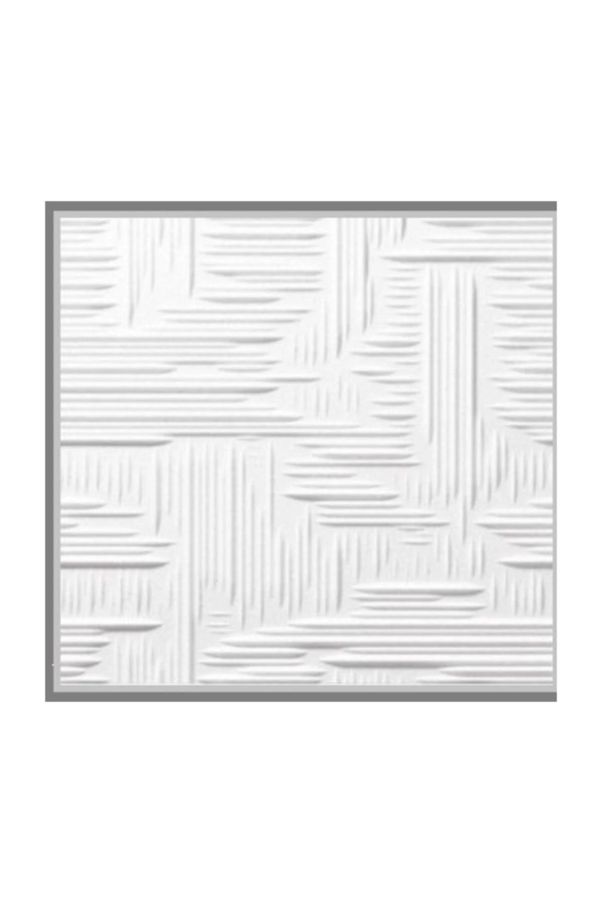 Çizgi Tavan Kaplama Kartonpiyer Stropiyer 50x50 Çizgi Tavan Kaplama 20 Ad (5m2)