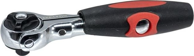 Izeltaş 1507067115 Mafsallı Cırcır T Kol 1/4'' (72 Diş) 115MM