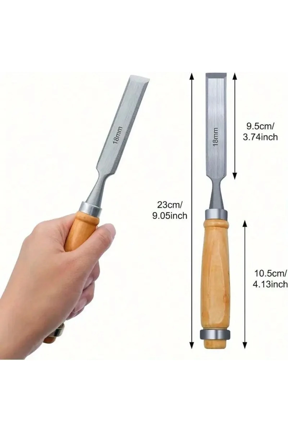 Ahşap Keski Seti 5li Iskarpela Keskin Vanadiyum çelik Ahşap oyma Alet Takımı Ahşap Saplı Ergonomik