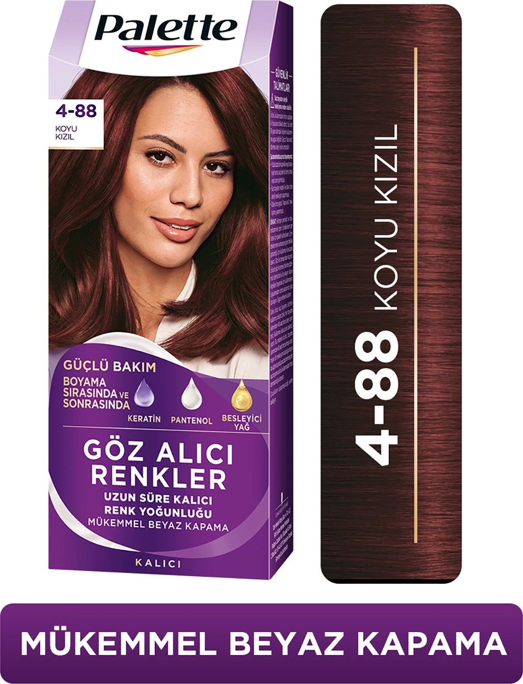 Saç Boyası 4-88 Koyu Kızıl Saç Boyası