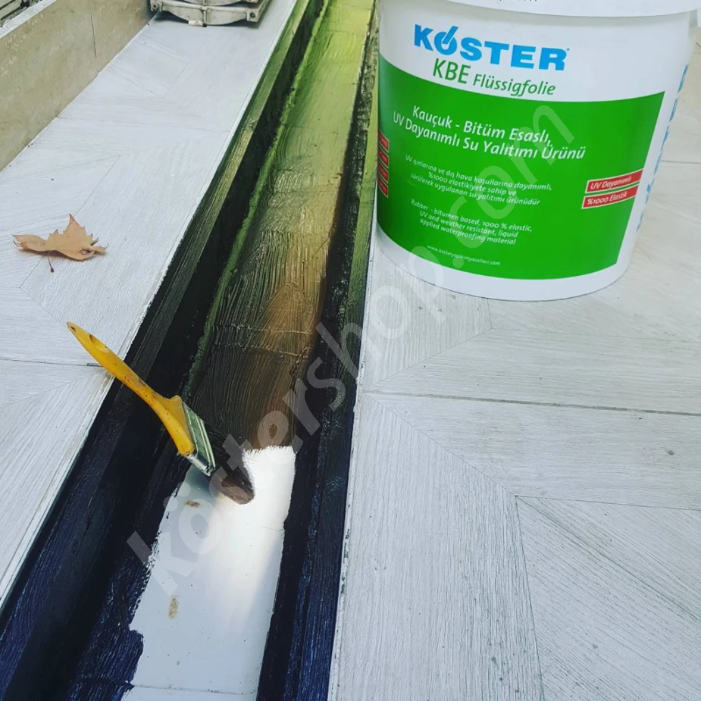 Kbe Flüssigfolie - 20 kg - Bitüm-Kauçuk Esaslı, Uv Dayanımlı Likit Membran