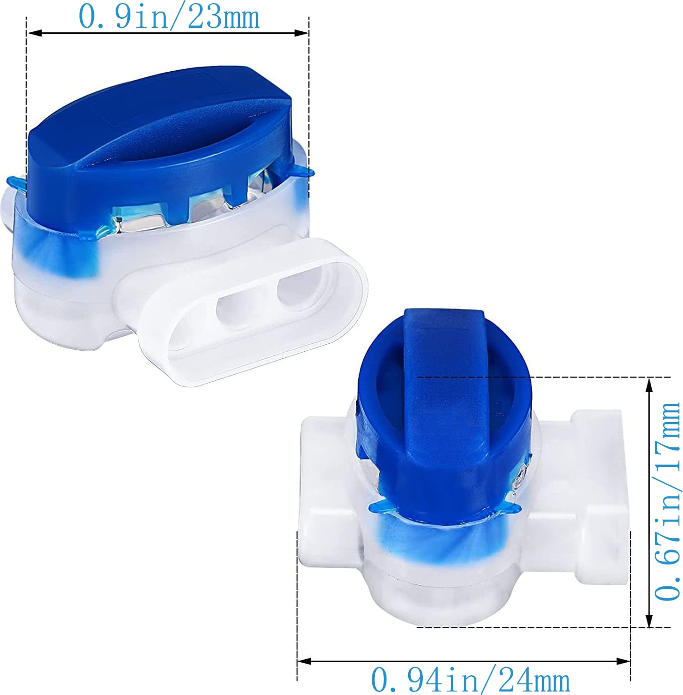 18 Paket Elektrik Idc 314-BOX Pigtail 3 Kablolu Konnektörler 22-14 Awg Kablolar, Robotik Çim Biçme Makineleri Için (Yurt Dışından)