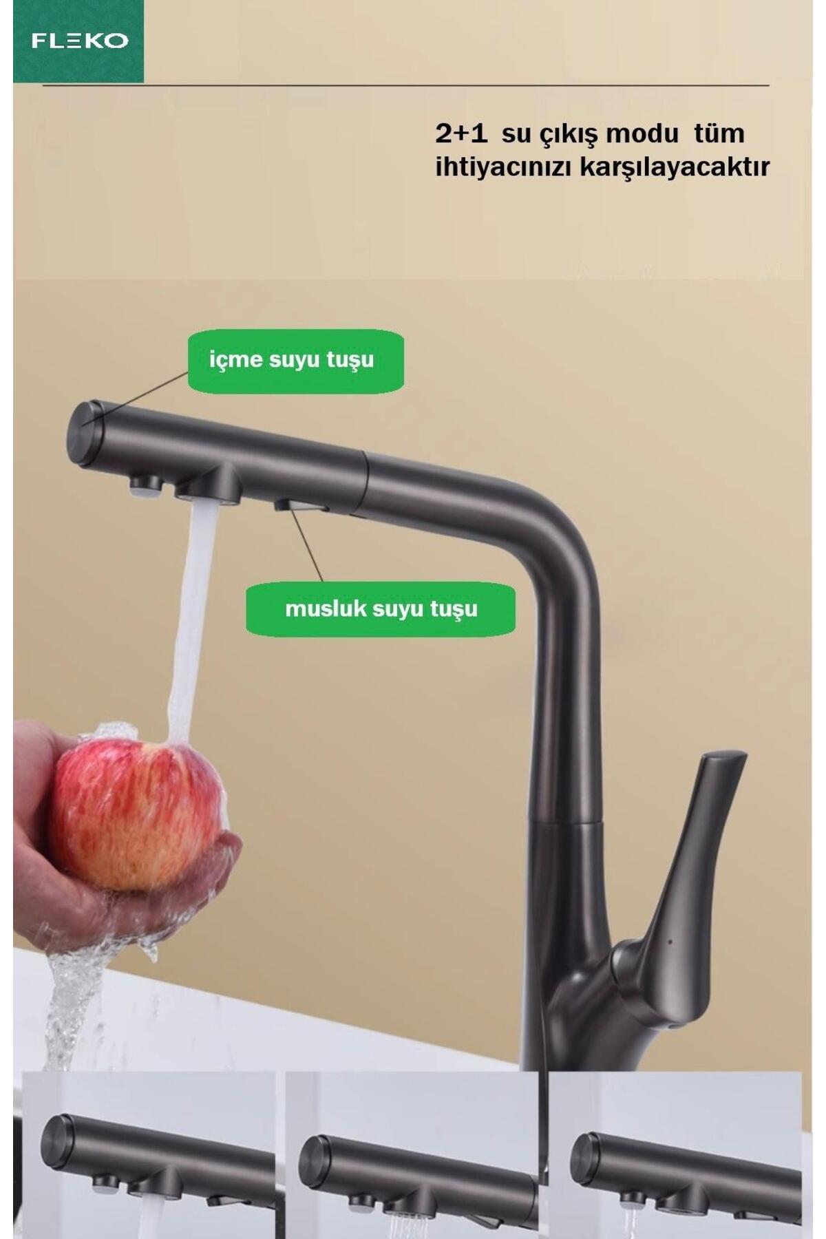 Miranda Siyah Arıtmalı Eviye Bataryası