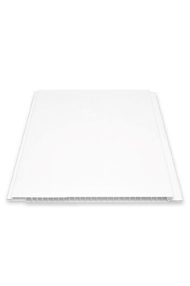 Düz Beyaz Plastik Pvc Duvar - Tavan Lambiri / 20 Adet 20 Cm X 2 Metre - 8 Metrekare