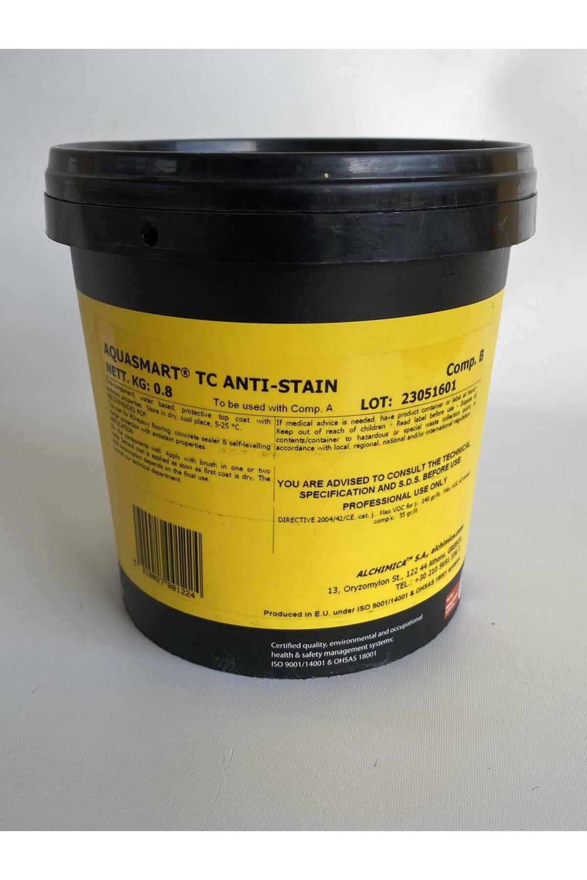 Aquasmart Tc Anti-Stain Zemin Koruma Son Kat - Alifatik Poliüretan Reçine