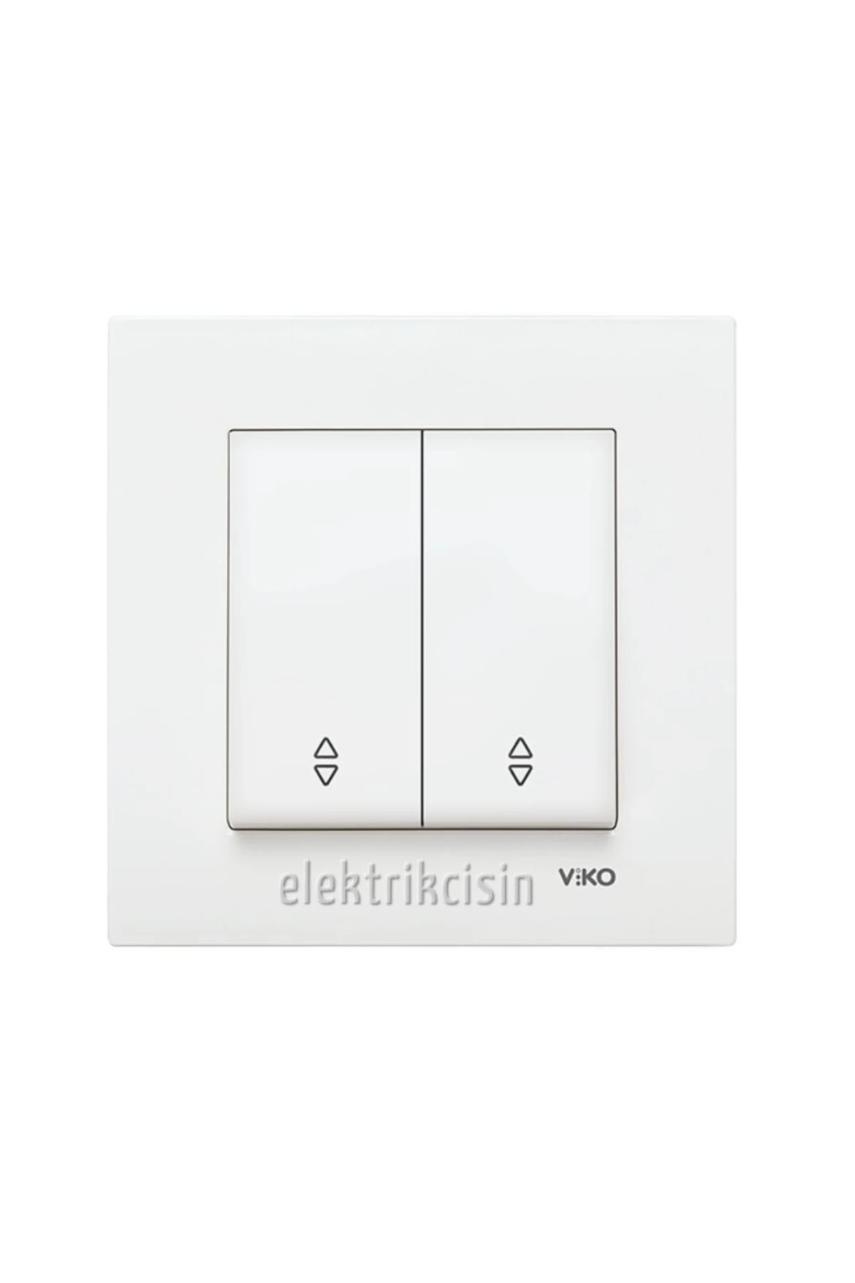 Karre Beyaz Ikili Vavien (komütatör Vavien) (çerçeve Dahil) 1 Adet