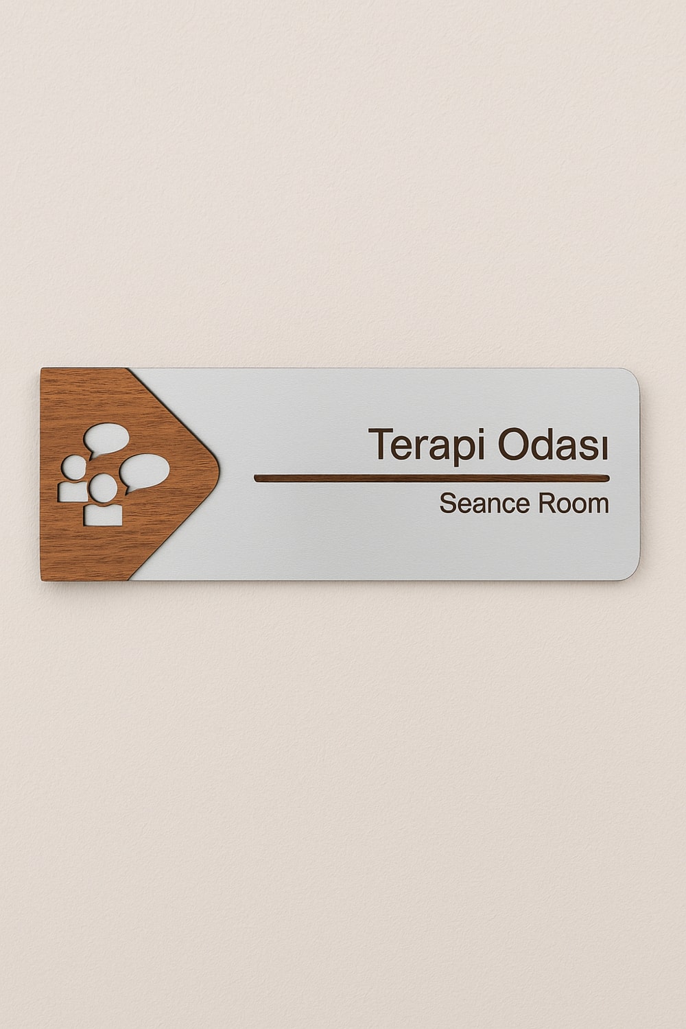 Terapi Odası Ofis Oda Kapı Isimliği Yönlendirme Tabelası Levhası Kişiselleştirilebilir