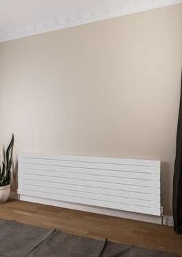 Teos Yatay Çelik Radyatör 1800X595 Pütürlü Beyaz (Ral 9016)