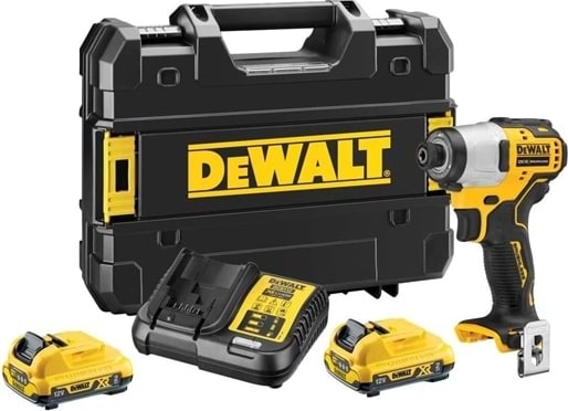 DEWALT DCF801D2-QW Kömürsüz Darbeli Tornavida 12V 2.0Ah