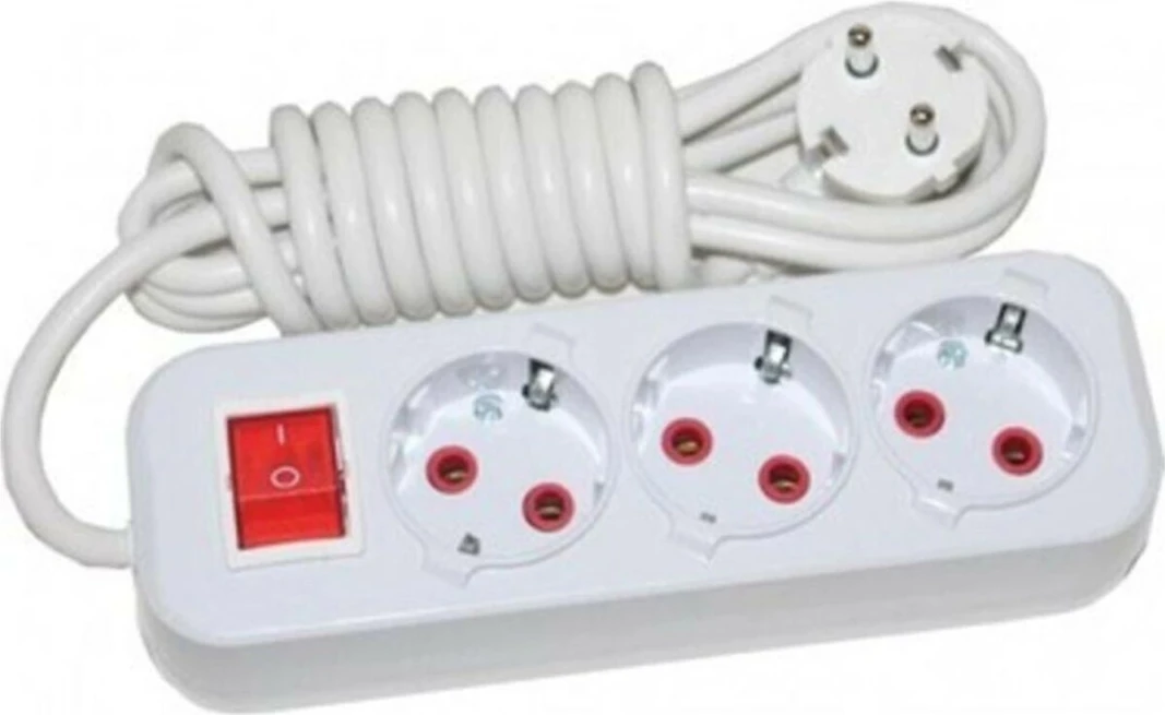 Asel Priz 3 Lü 5 mt Anahtarlı