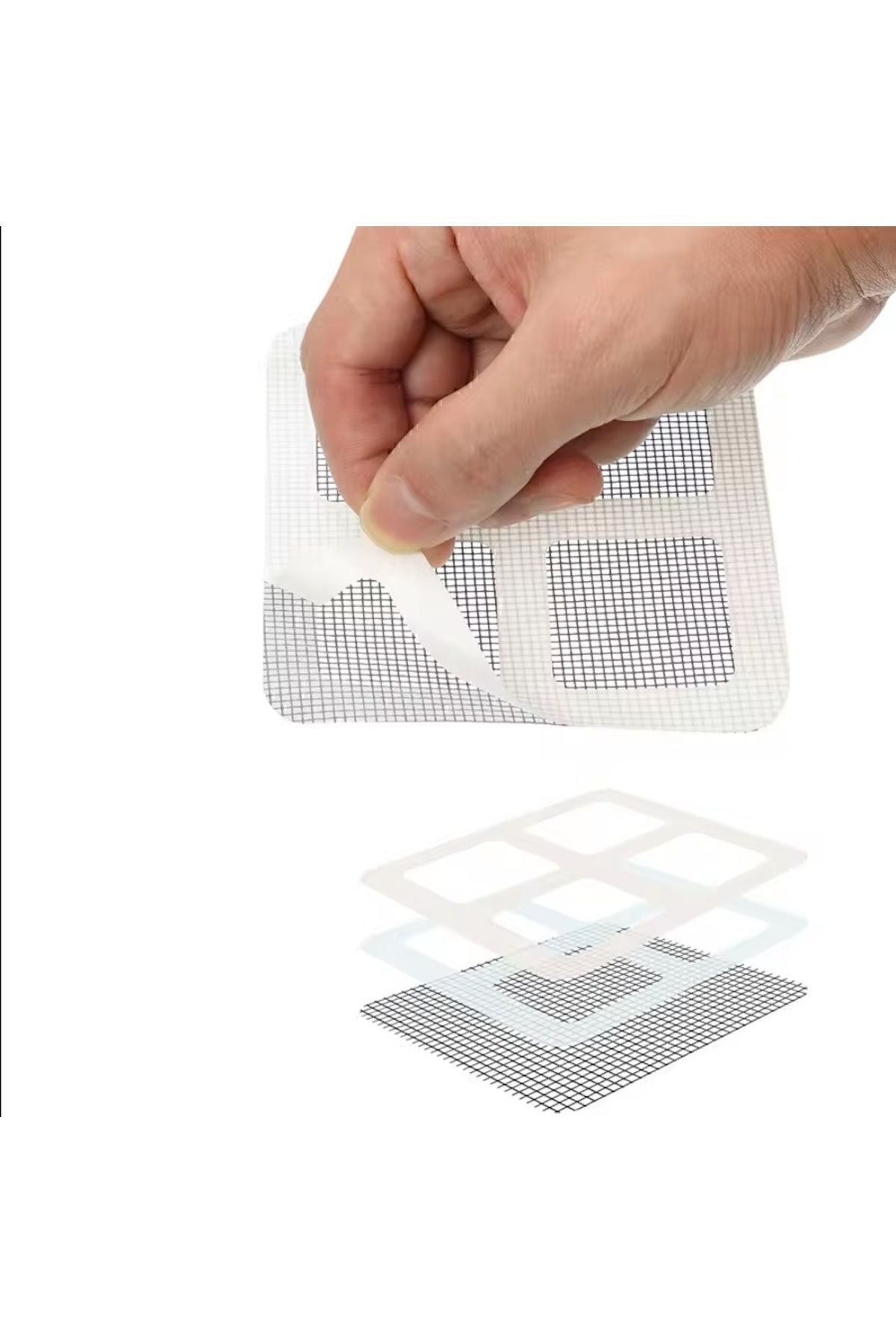 4 Adet Yapışkanlı Tek Kullanımlık Banyo Gider Saç Kıl Tutucu Ve Mutfak Evye Çöp Ayırma Süzgeci