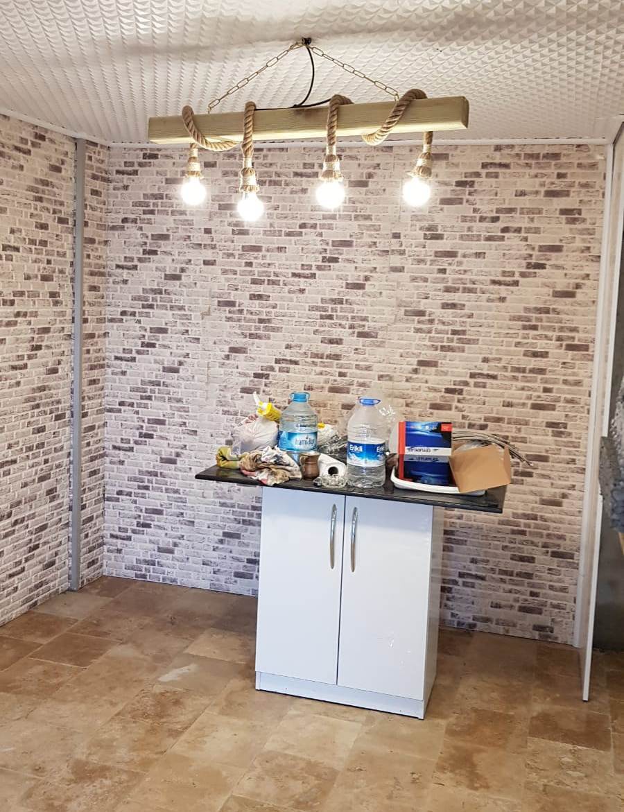 5 Adet (2,5m2) x Minik Taş Desenli 3 Boyutlu Renkli Strafor Köpük Duvar Kaplama Paneli (MN-601)