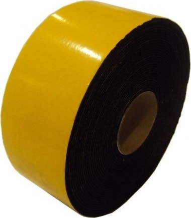 Oto Ses Isı Yalıtım Malzemesi Kauçuk Sünger Yapışkanlı 6Mm Kalın 10Cm X 10Mt